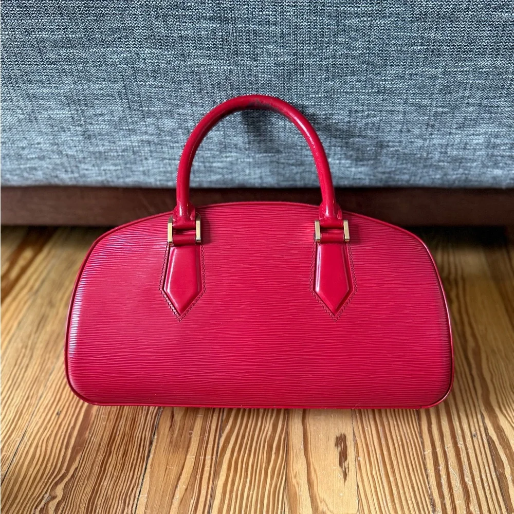 Louis Vuitton w COA Jasmin Red Epi Leather Satchel